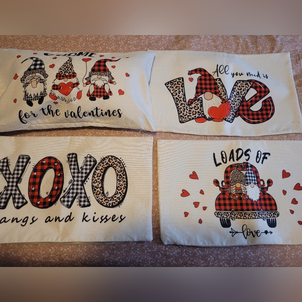 Valentine's Day Decorative Pillow Covers